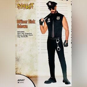 Spirit Halloween Black Police Officer (Officer Dick Uptown) Costume